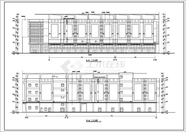 某地大型商场建筑施工图（共18张）-图二