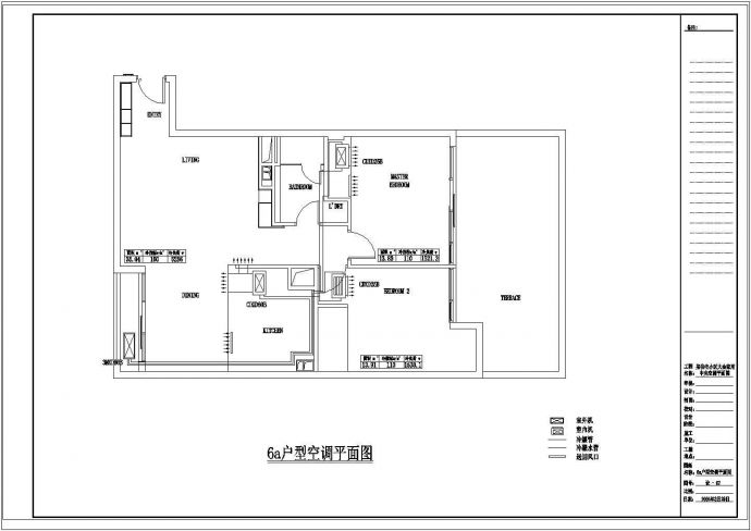 某住宅家用中央空调平面图设计图（详细）_图1