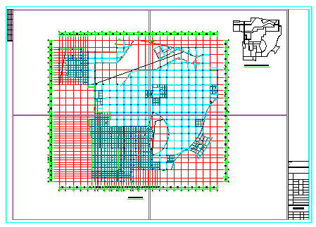 【湖北】地下二层框架结构地下室结构设计施工图-图一
