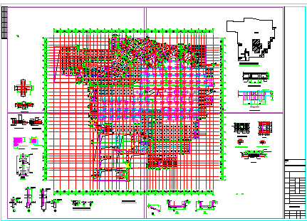 【湖北】地下二层框架结构地下室结构设计施工图-图二