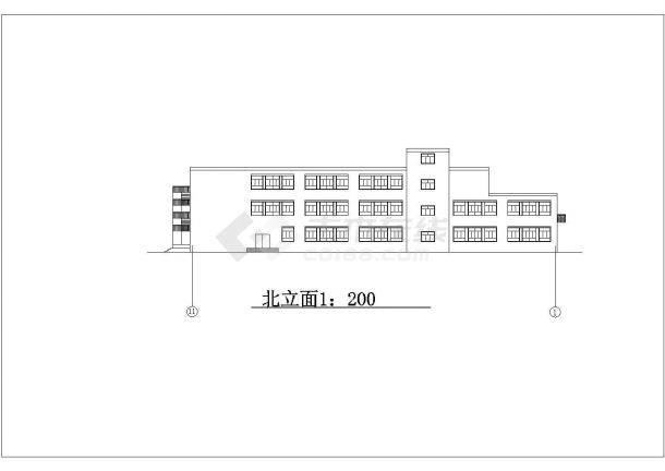 某地小学教学楼设计方案（共7张）-图二