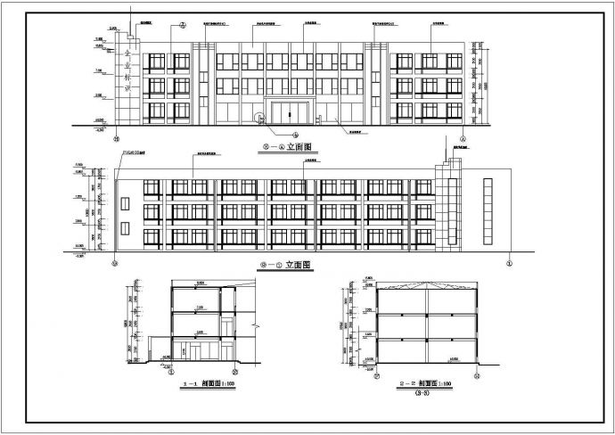 某工业厂房建筑设计施工图（含设计说明）_图1