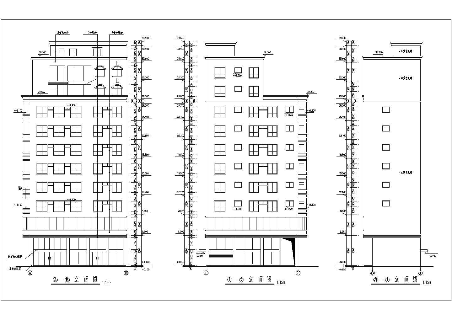 【菏泽】某私人住宅建筑设计方案图