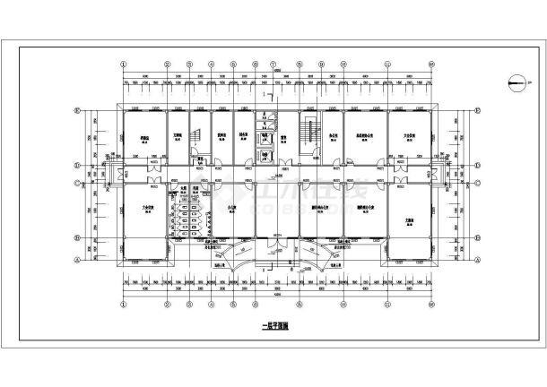 【南京市】某地某13层办公楼建筑施工图-图一