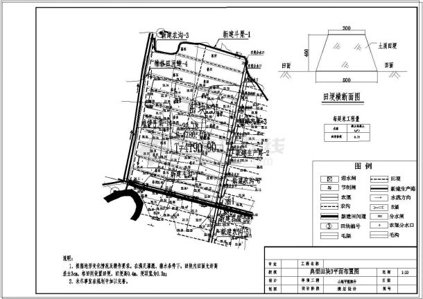 【江西】农村土地整治示范建设项目施工图-图一