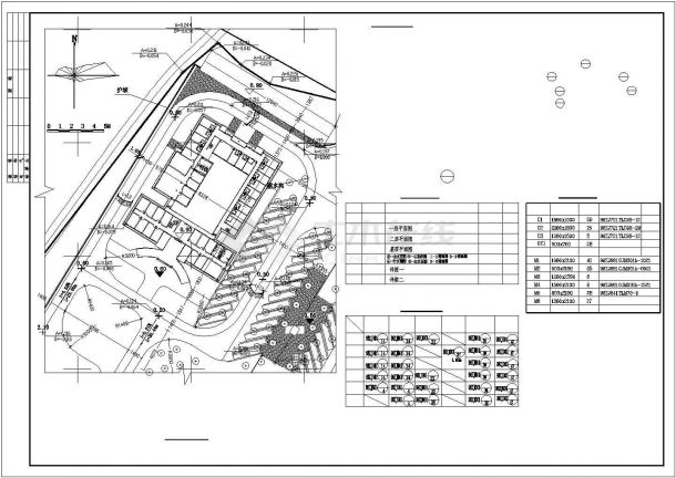 【南京】某调度大楼建筑设计施工图纸-图二