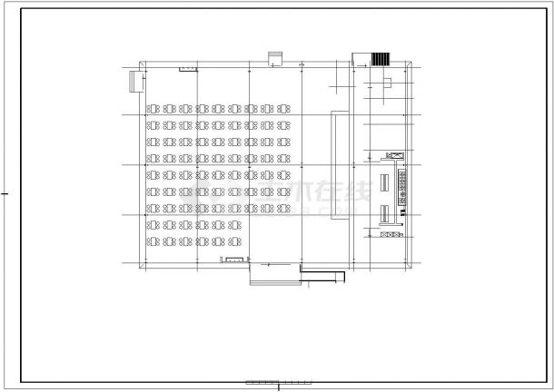 钢结构餐厅全套建筑图，含绿建-图一