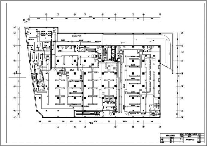 【衡阳市】丽天名园小区购物中心空调设计图_图1