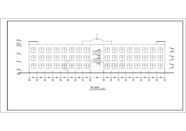 某地医院建筑结构施工图（共22张）-图二