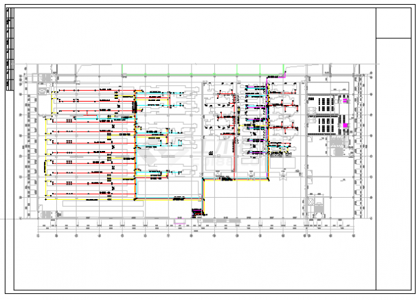 【江苏】多层厂房建筑暖通空调系统设计施工图-图一