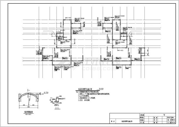 地上20层剪力墙结构商住楼结构施工图-图二