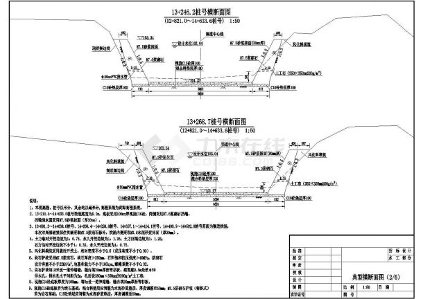 【江西】某灌区节水改造渠道工程施工图-图二