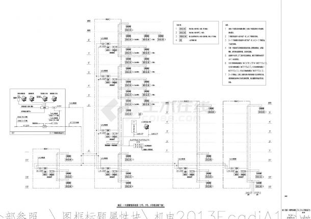 E-2-15-14 南区门禁及一卡通管理系统图（2号 5号 6号楼及地下室）CAD图.dwg-图一