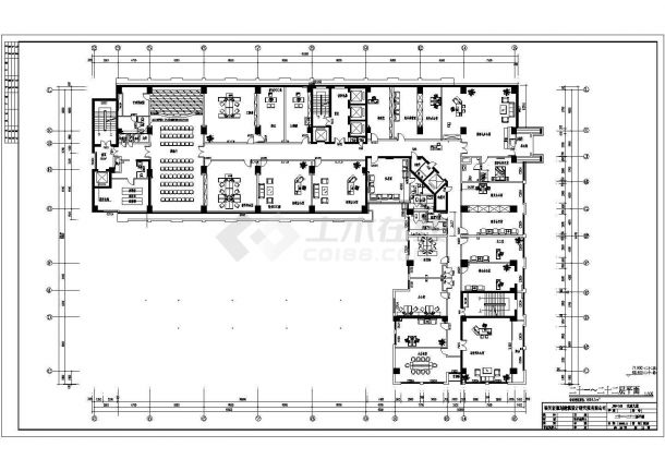 某地商住楼建筑设计图（共12张）-图二