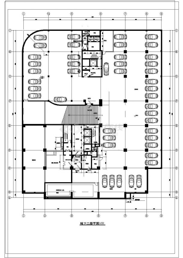 某地人防建筑设计施工图（共11张）-图二