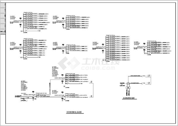 完整的某工厂电气施工图（含设计说明）-图一