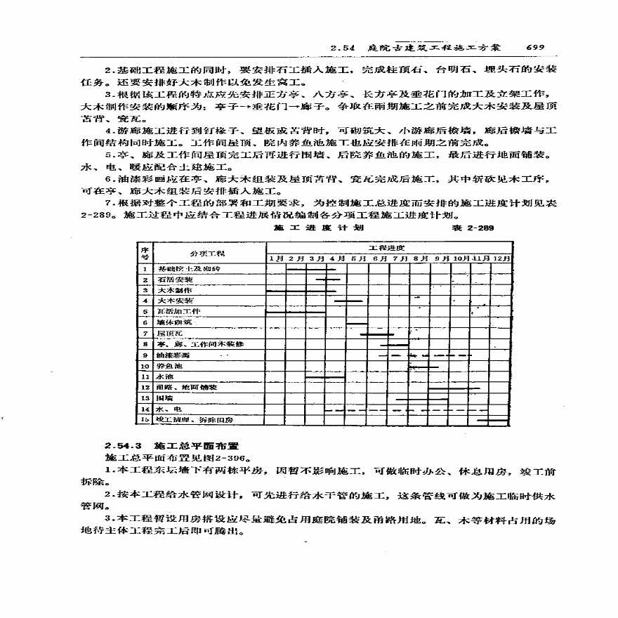 江苏某庭院古建筑工程施工方案-图二