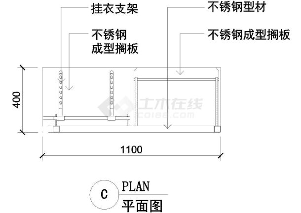 某地体育用品店装修设计施工图纸（共29张）-图一