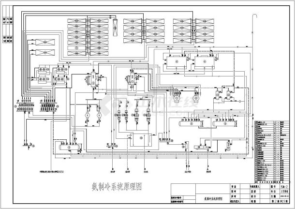 【烟台市】某厂冰轮制冷机房设计图-图二