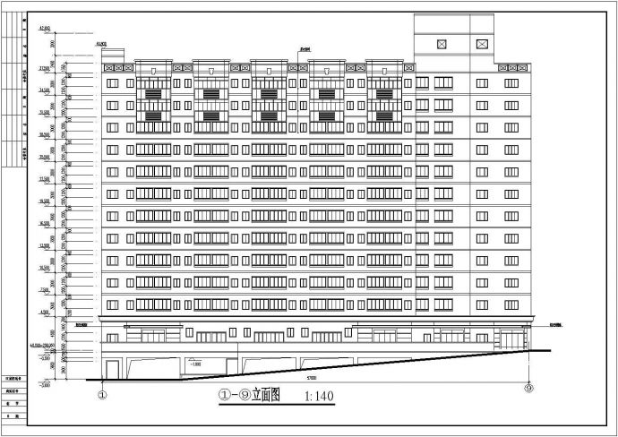 某地12层的学生宿舍建筑设计图（全套）_图1