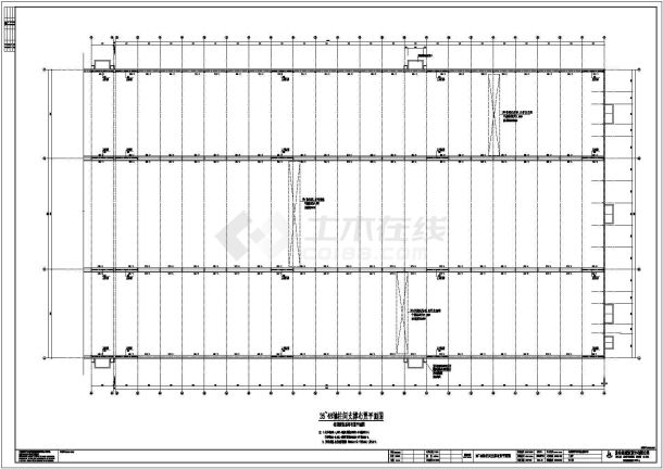 【江苏】某钢结构厂房结构设计施工图-图二