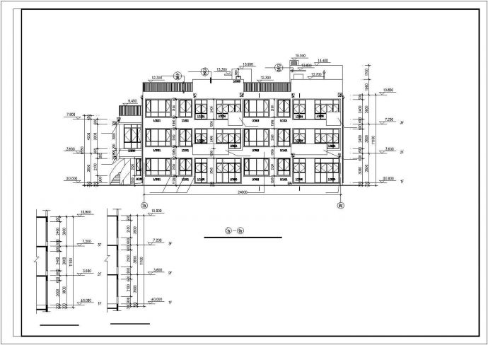 某地社区幼儿园教学楼建筑设计图纸_图1