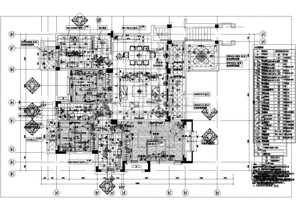 【成都】国建新城A2-a户型示范单位平面装修设计施工图-图二