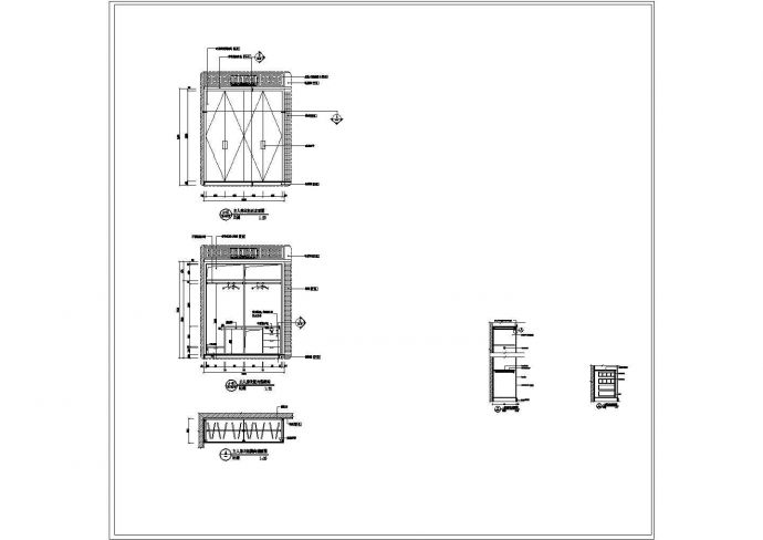 【成都】国建新城A2-a户型示范单位衣柜层设计施工图_图1