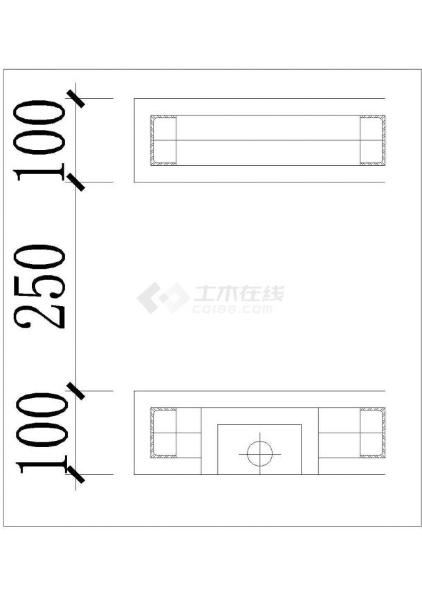 【成都】国建新城A2-a户型墙身设计施工图-图二