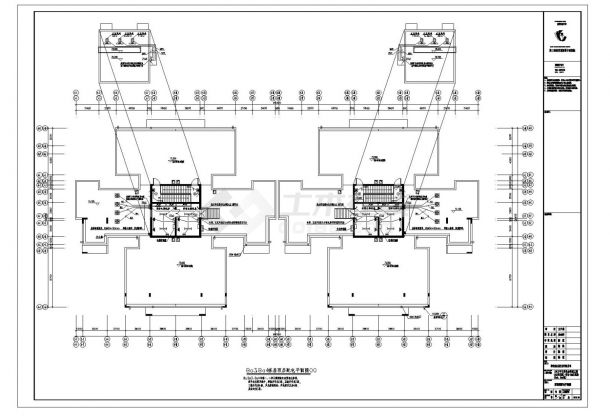 海南高层住宅电气施工综合布线系统图-图一