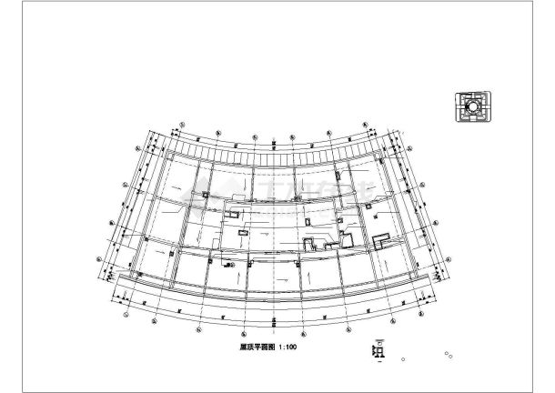 市民中心101-114B楼平面建筑设计平面图-图一