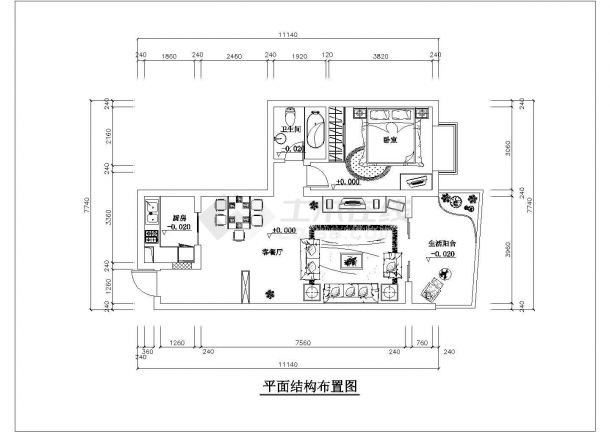 【南京】两套小户型装修设计方案图-图二