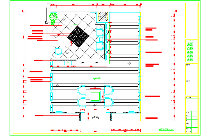 【江苏】某地板展厅平面图（共2张图）