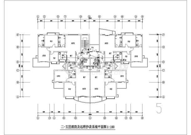 【镇江市】某高层建筑消防系统设计图-图一