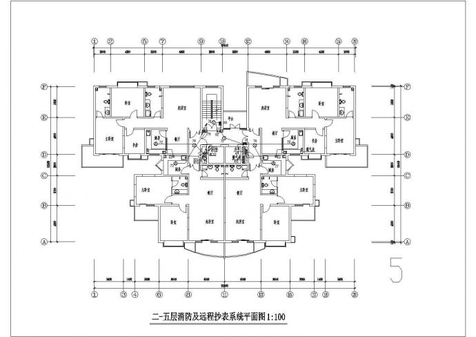【镇江市】某高层建筑消防系统设计图_图1