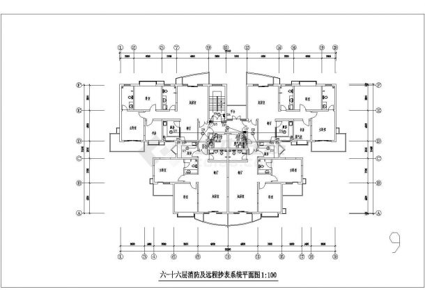 【镇江市】某高层建筑消防系统设计图-图二