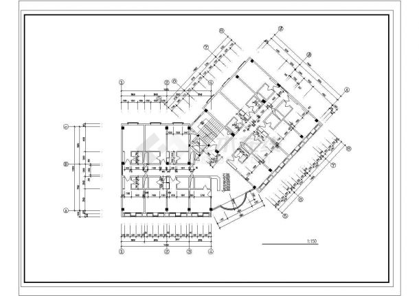 【绍兴市】某地大型城市旅馆建筑设计方案图-图二