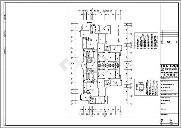 【南昌市】某单位建筑弱电系统设计平面图-图二