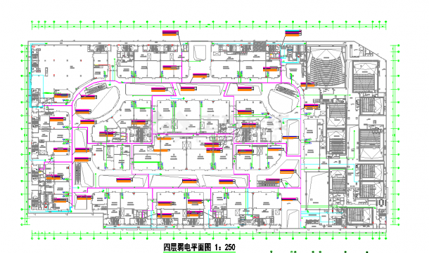 某地鹤壁万达广场弱电智能化方案图CAD图纸-图一