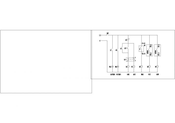 ACS600变频器电柜控制原理图_图1