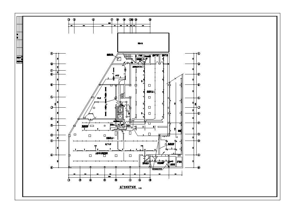 高层商住楼电气CAD施工图