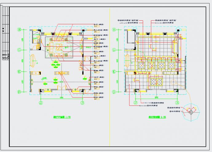 某三层别墅装修设计施工图（共30张）_图1