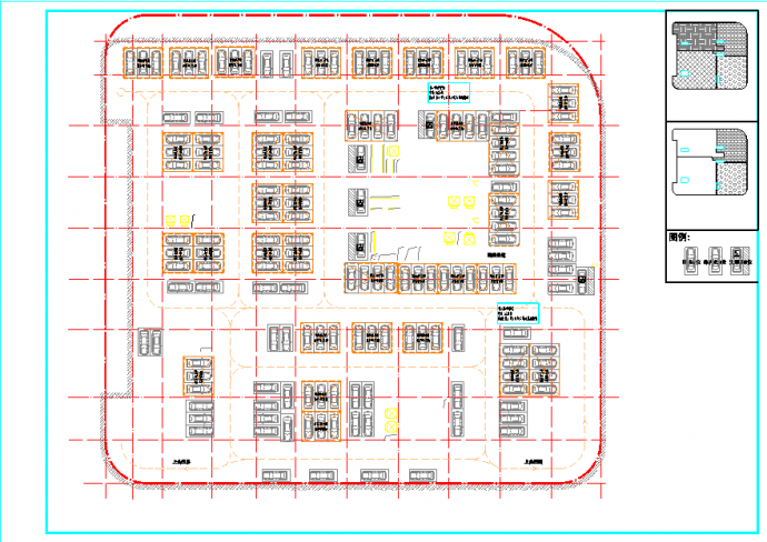 【广州】某高层办公楼(含5层地下室)建筑设计图_图1