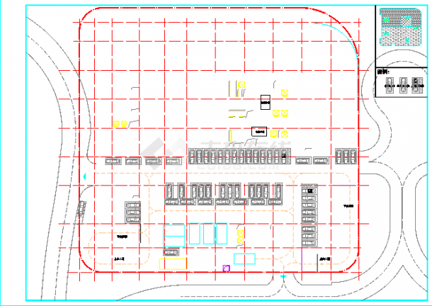 【广州】某高层办公楼(含5层地下室)建筑设计图-图二