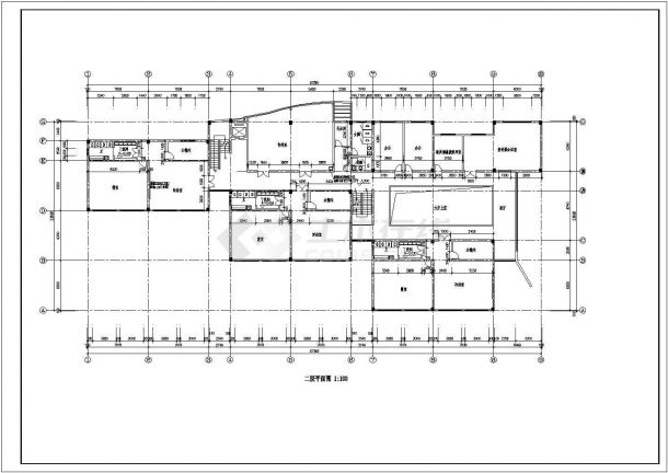某房屋建筑设计图CAD图（平面、立面图）-图二