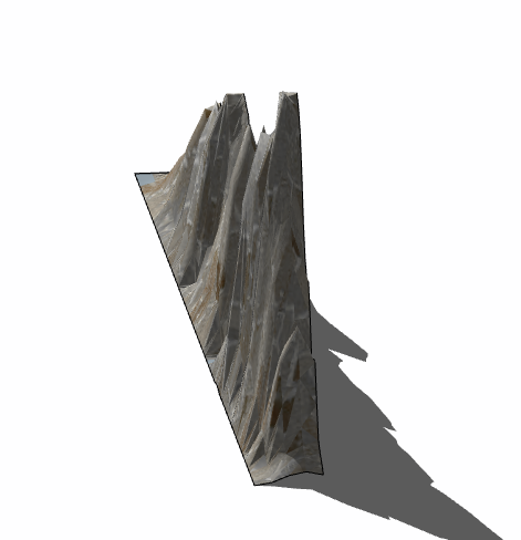 现代小型假山置石su模型_图1