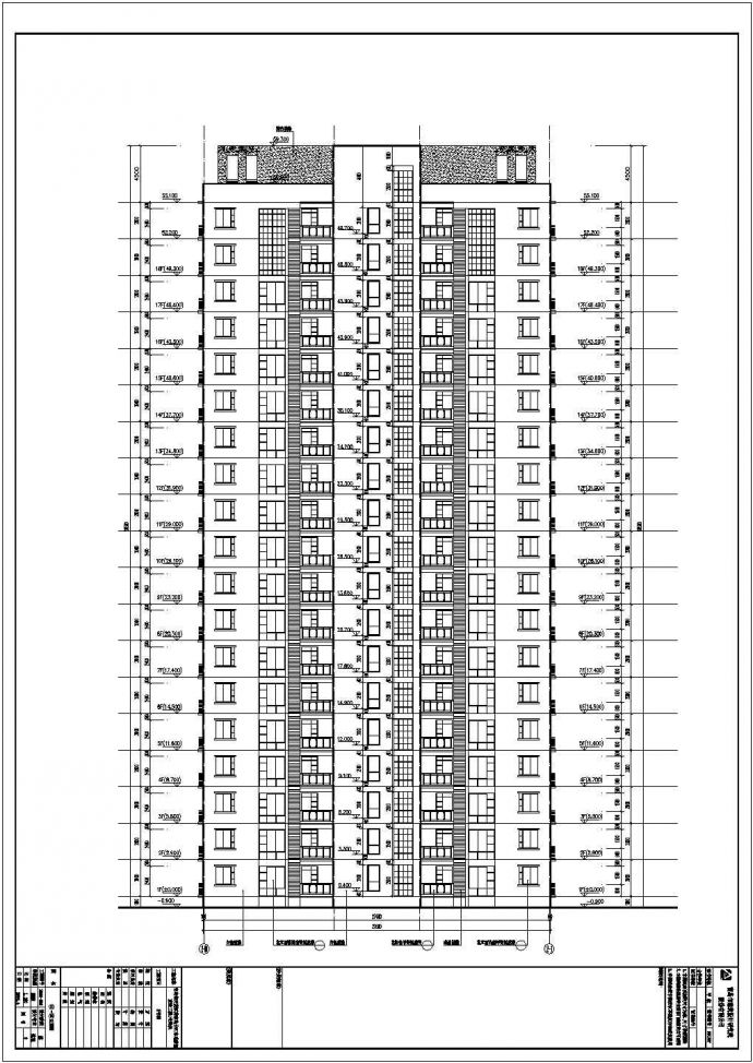 某十九层住宅楼建筑设计方案图（共11张）_图1