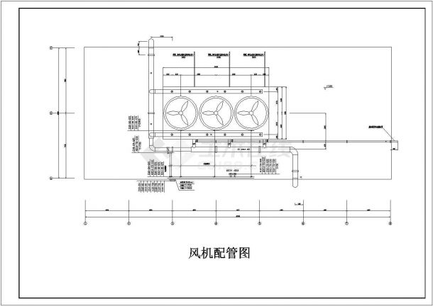 某新式风机配管图电气做法与说明示意图-图一