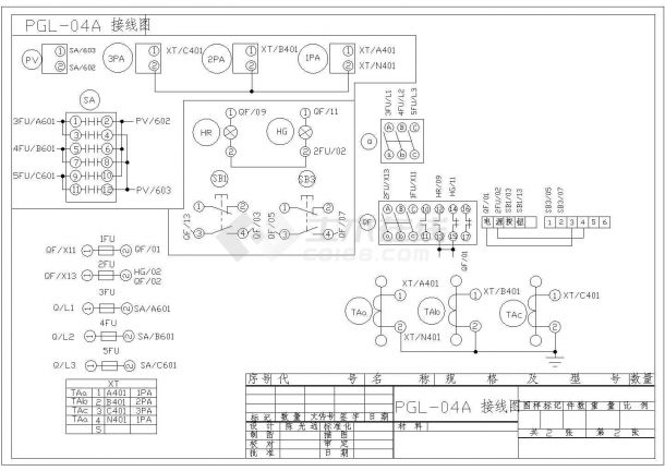 3C认证样机图（PGL型，含设备表）-图二