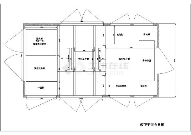 630KVA箱变图（含设备表和设计说明）-图一